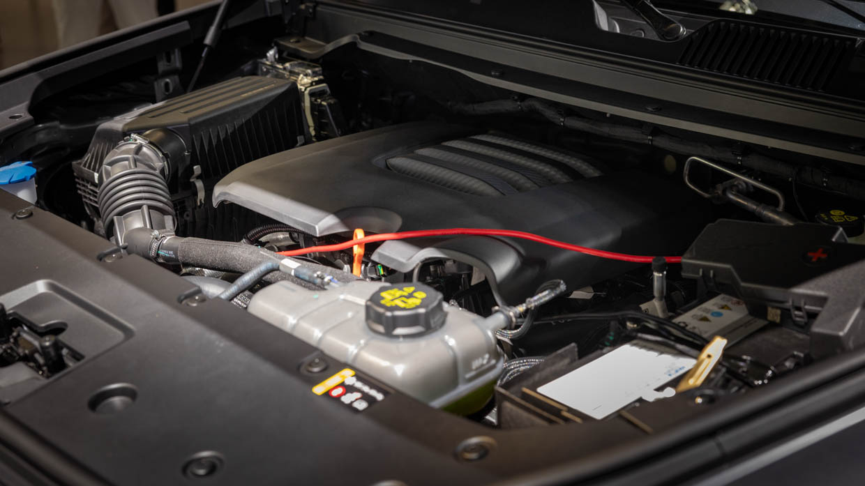 2024 GWM Haval H9 engine bay shot
