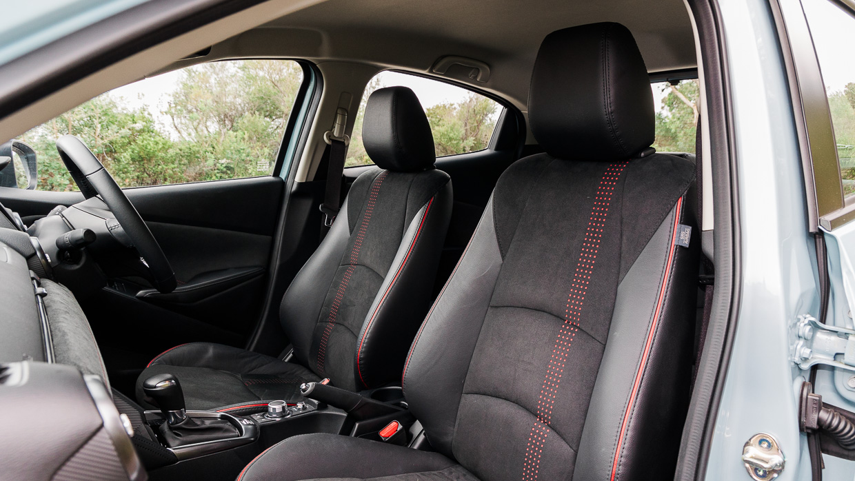Mazda 2 GT 2024 interior front seats