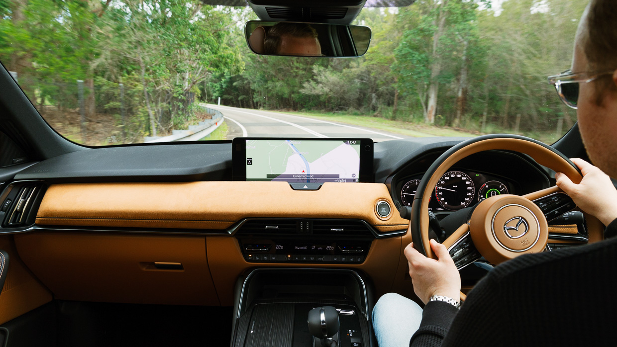 Mazda CX-60 D50e Azami 2024 driving interior