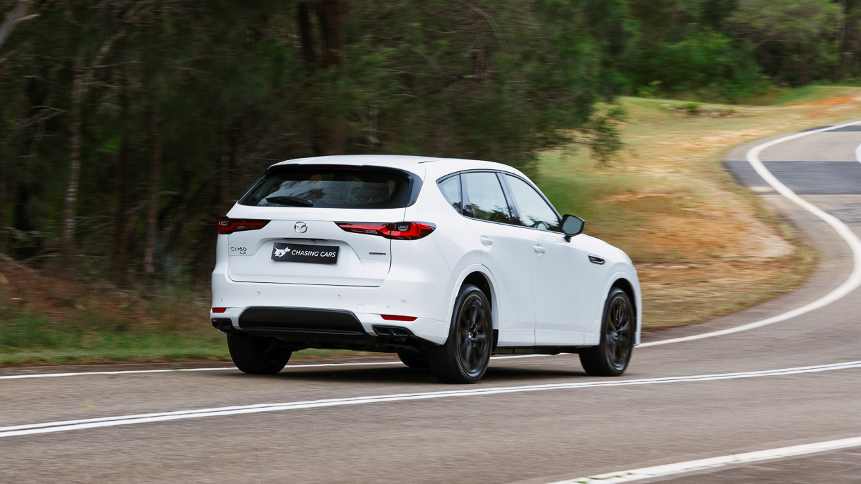 Mazda CX-60 D50e Azami 2024 driving rear