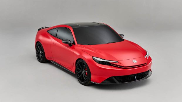 2025 Honda Prelude coupe thought front 3/4 studio