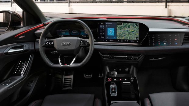 2025 Audi SQ6 E-Tron interior screen wide