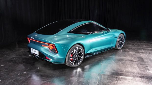 2025 MG Cyber GTS Concept rear 3/4 image