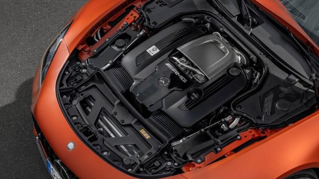 2025 Mercedes-AMG GT 63 S E Performance engine bay shot