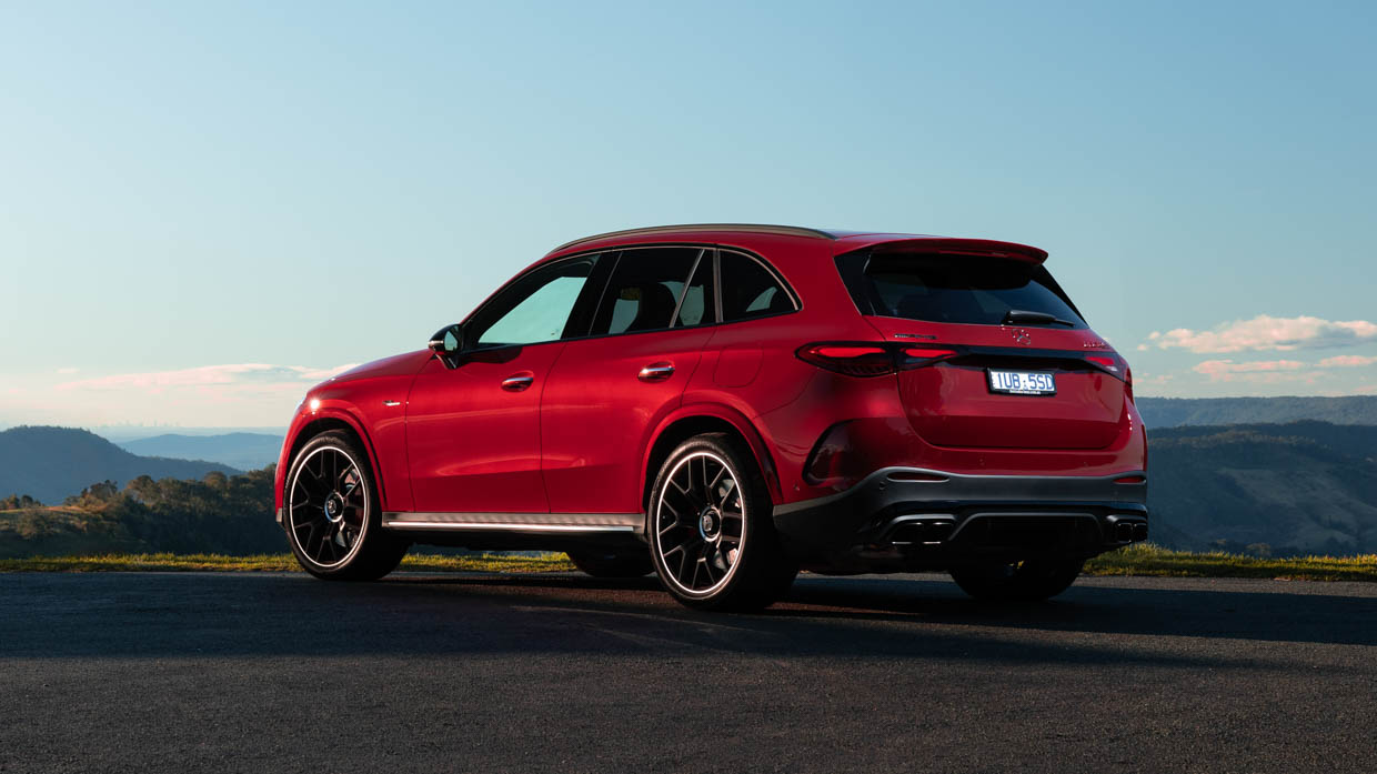 2024 Mercedes-AMG GLC 63 S rear 3/4 shot