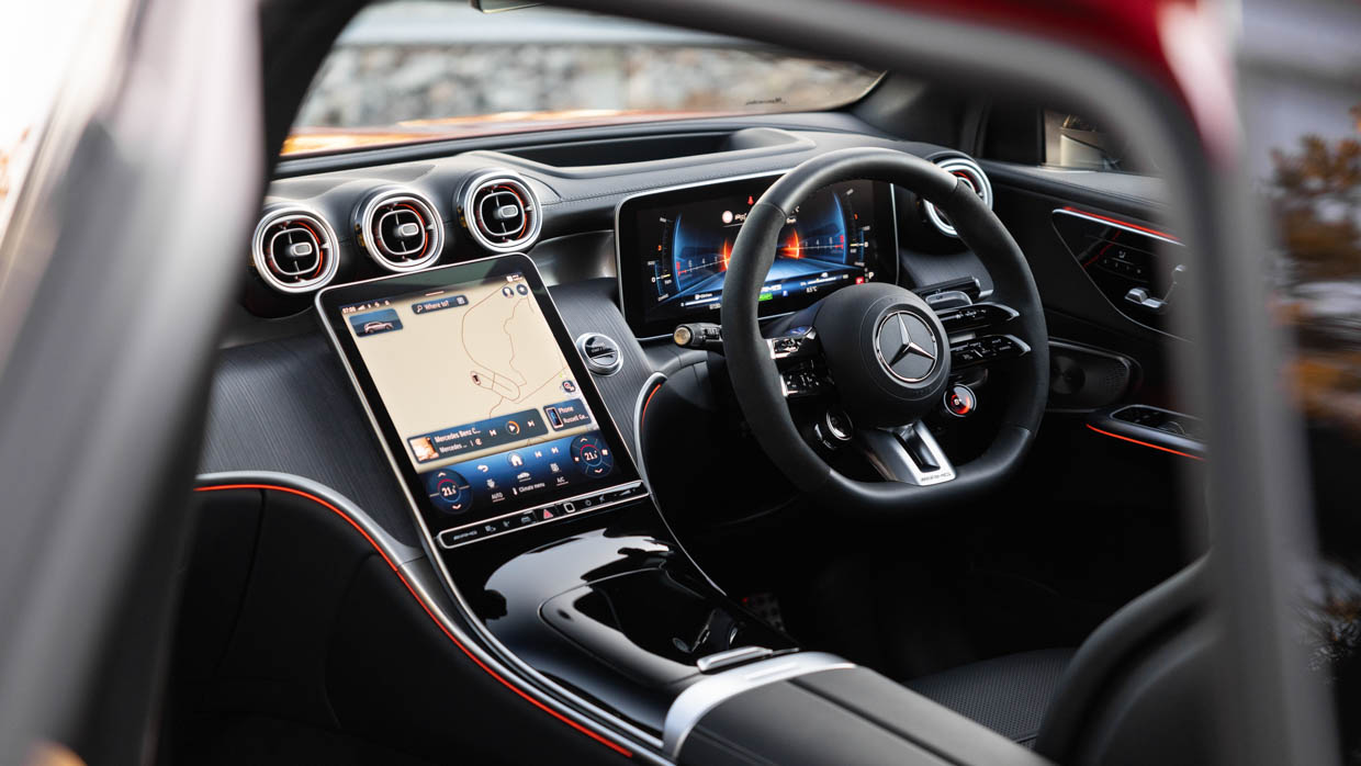2024 Mercedes-AMG GLC 63 S interior wide shot 4