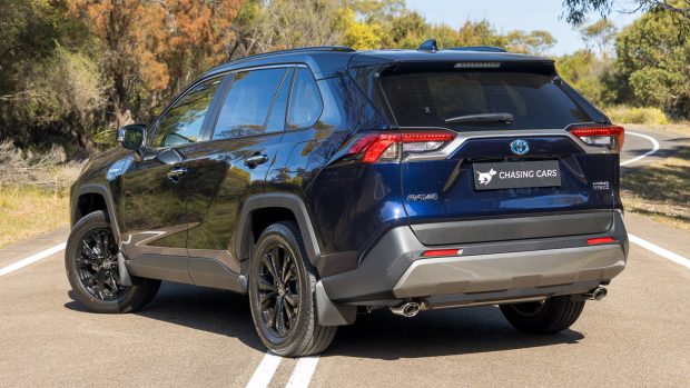 2024 Toyota RAV4 Cruiser Hybrid rear 3/4 static