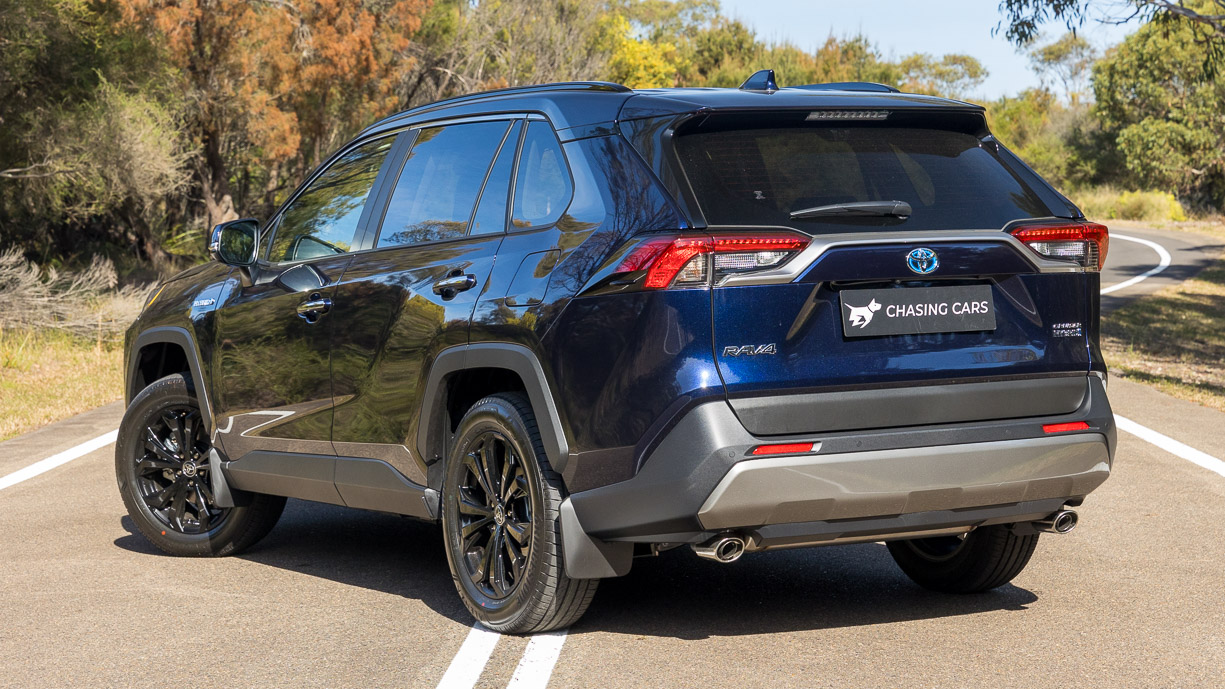 2024 Toyota RAV4 Cruiser Hybrid rear 3/4 static