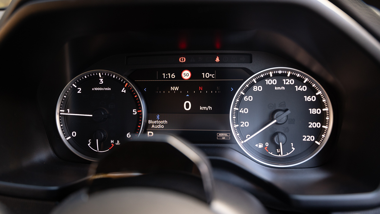 2024 Mitsubishi Triton GLS interior instrument cluster