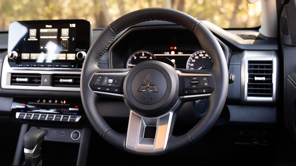 2024 Mitsubishi Triton GLS interior steering wheel