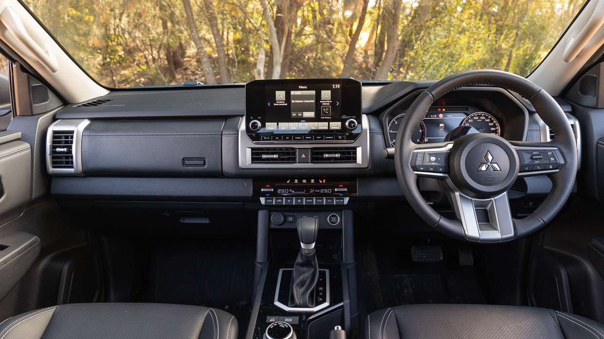 2024 Mitsubishi Triton GLS interior centre wide shot