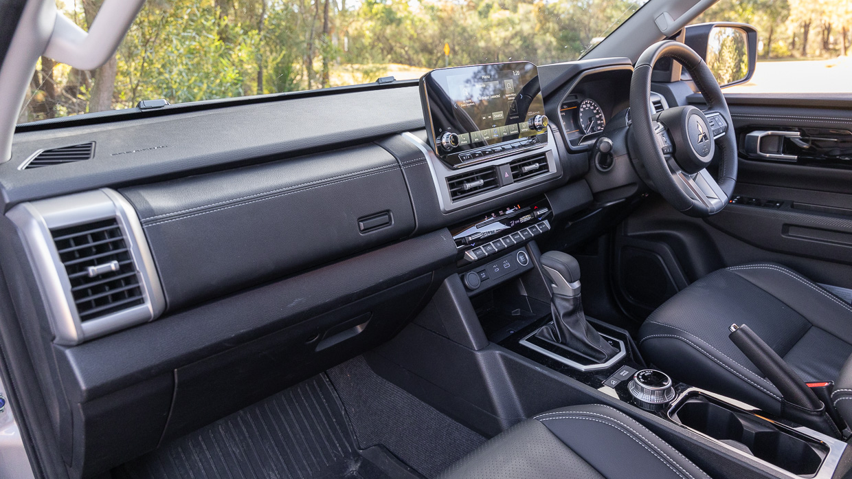 2024 Mitsubishi Triton GLS interior dash wide shot