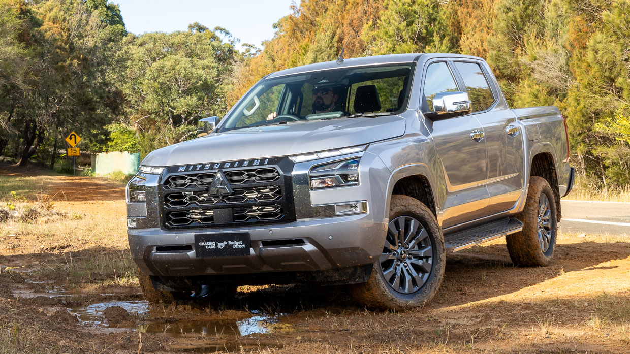 2024 Mitsubishi Triton GLS front 3/4 off-road