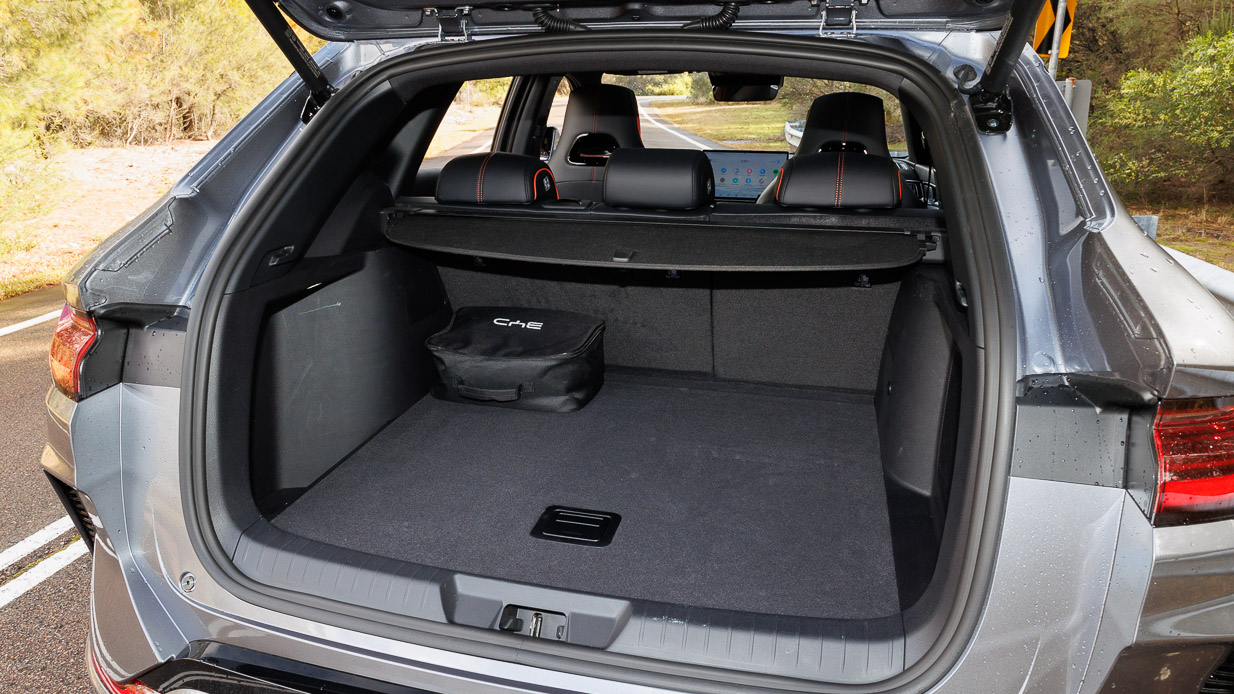 2024 BYD Sealion 6 interior boot open shot