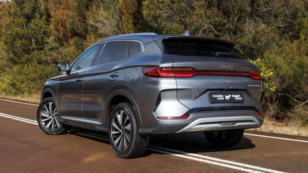 2024 BYD Sealion 6 rear 3/4 static shot