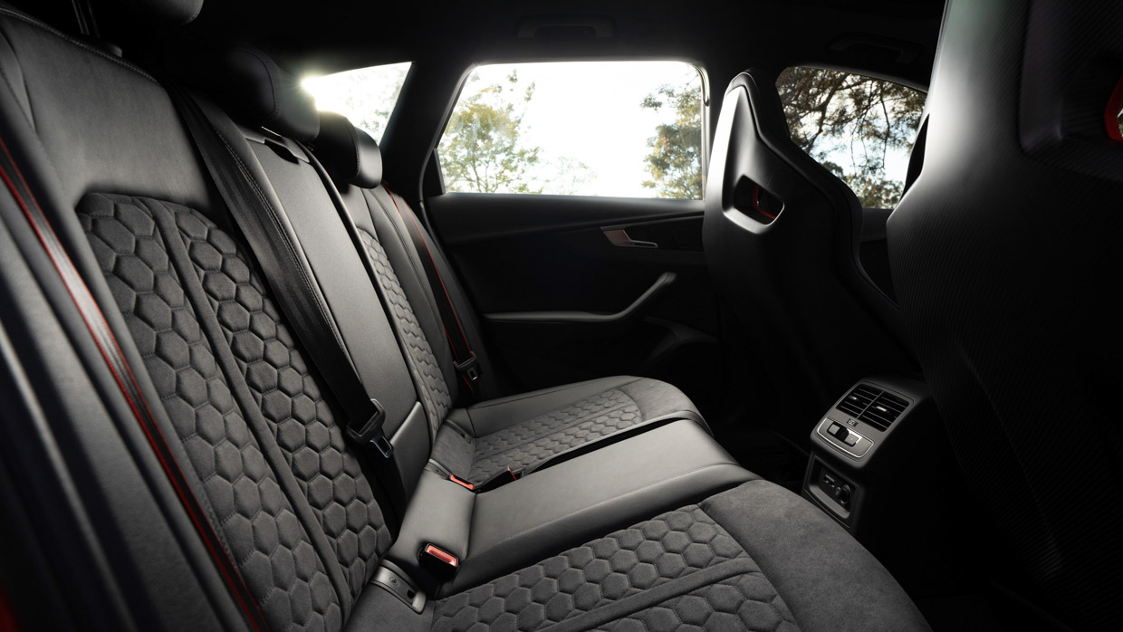 Audi RS4 Avant 2024 interior back seat