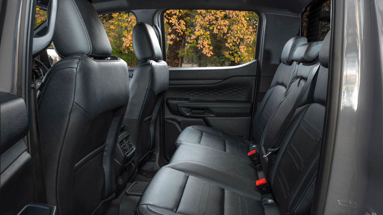 Ford Ranger Tremor 2024 interior back seats