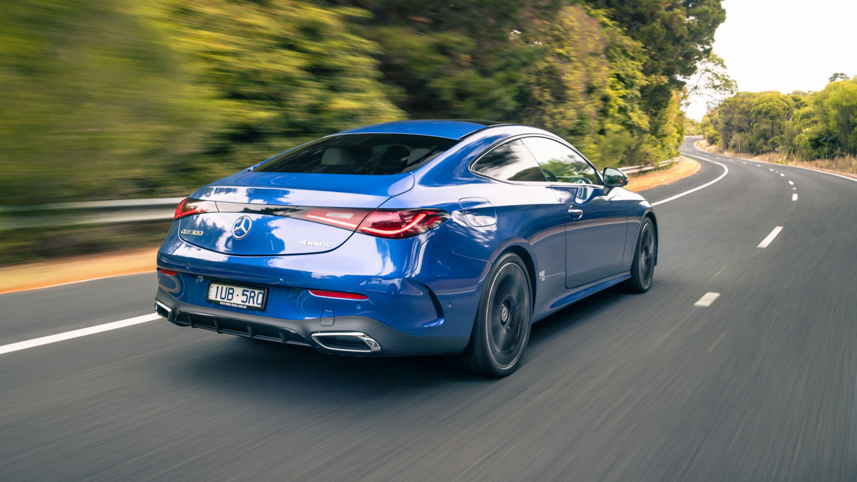 Mercedes-AMG CLE 300 2024 driving rear