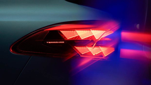 2025 Cupra Terramar rear LED light teaser