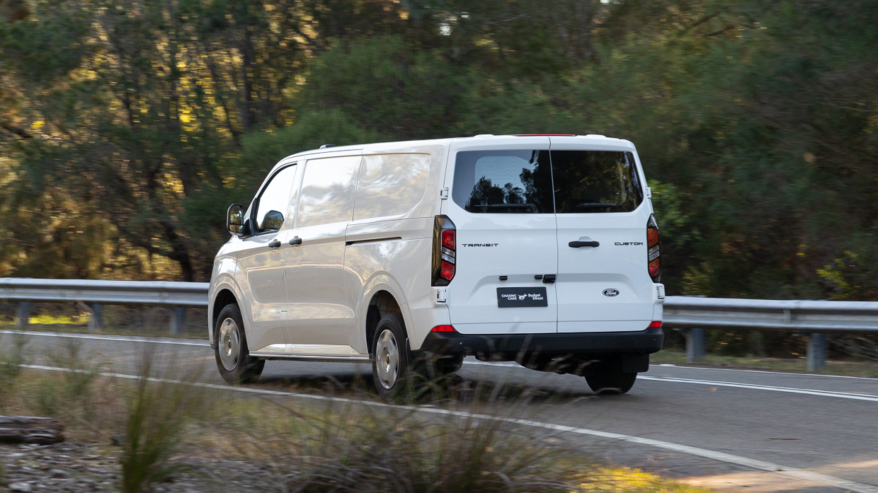 Ford Transit Custom Trend 2024 driving rear 3