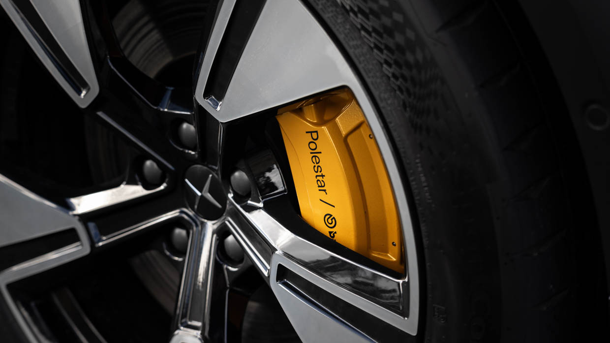 2024 Polestar 3 long range dual motor wheel and brake shot