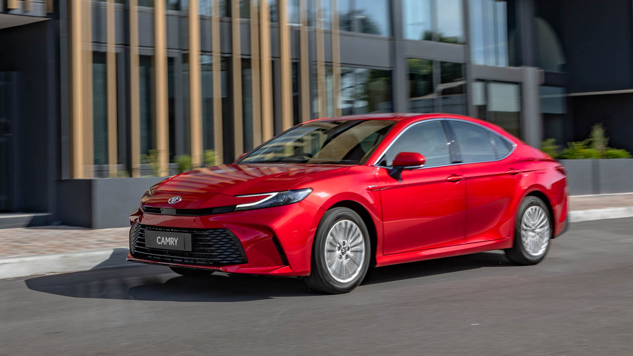 2024 Toyota Camry Ascent side angle riding shot