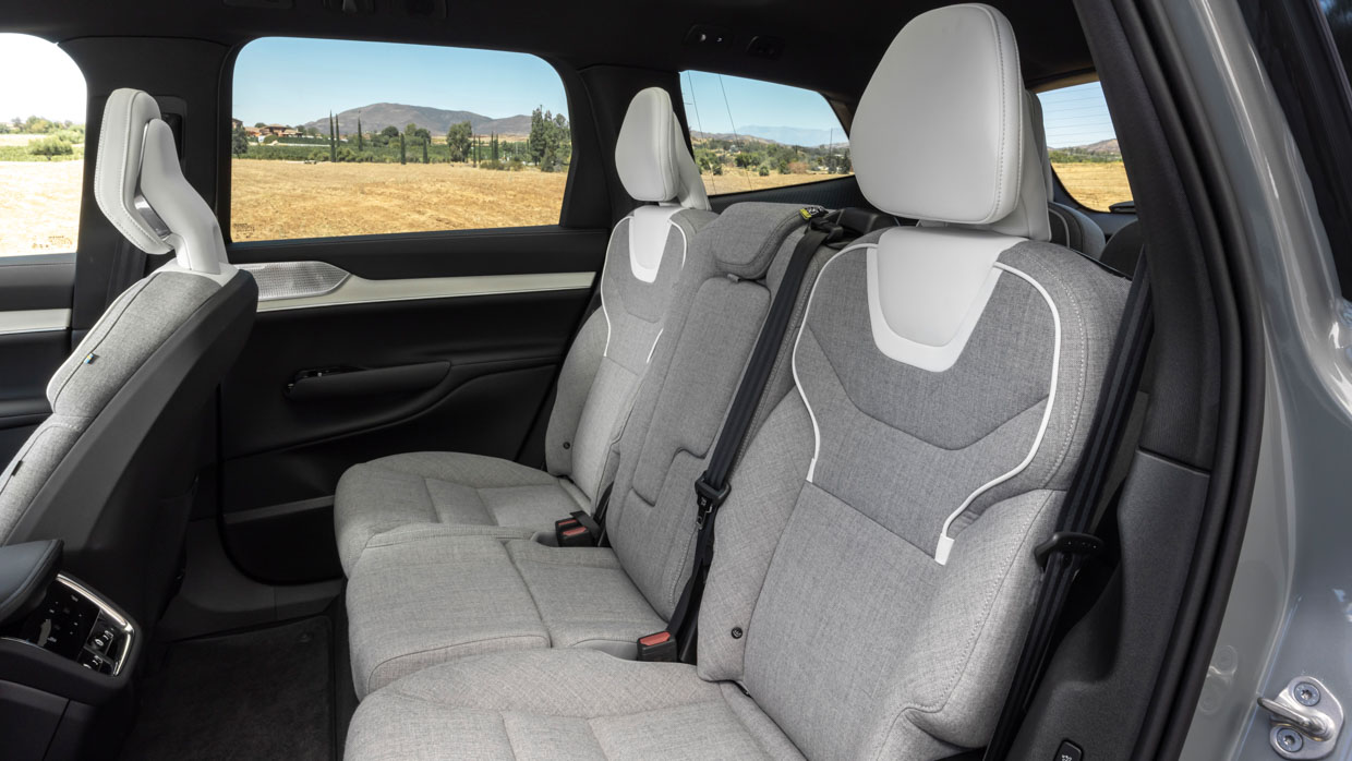 Volvo EX90 2024 interior second row cloth