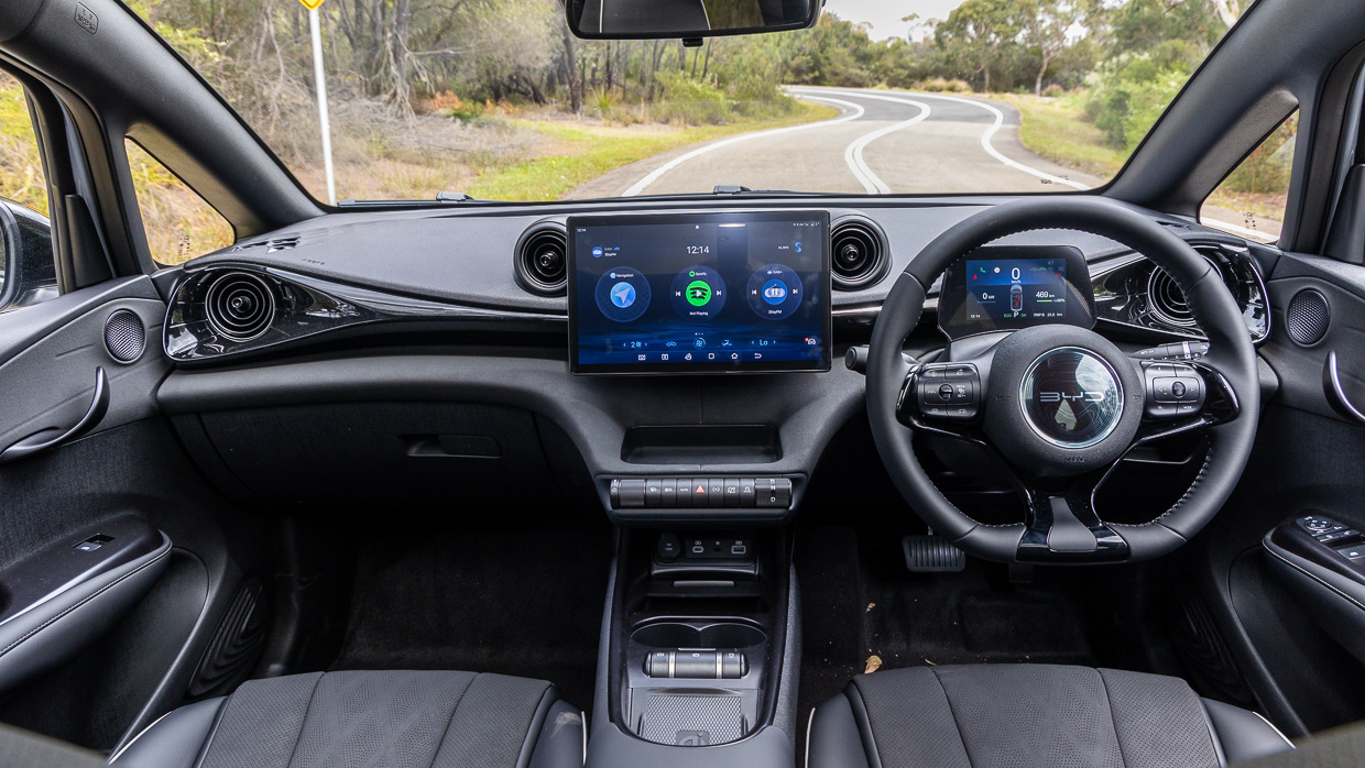 2024 BYD Dolphin Premium interior wide shot forward