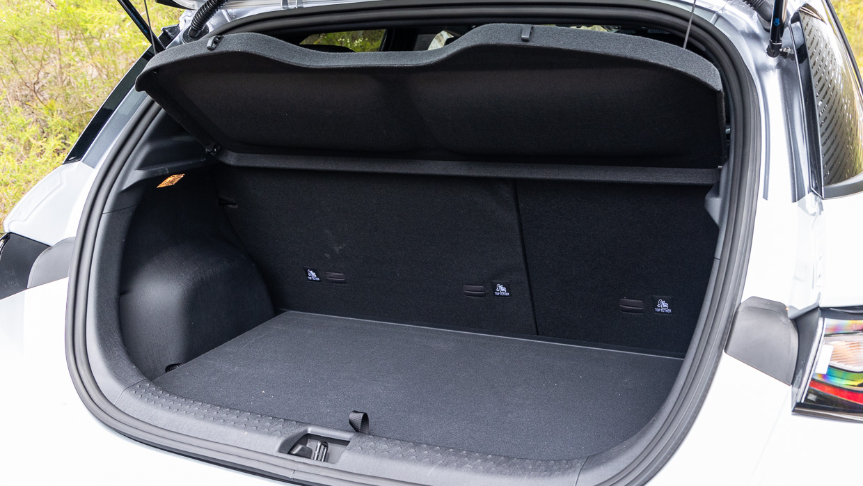 2024 BYD Dolphin Premium interior boot shot tailgate open