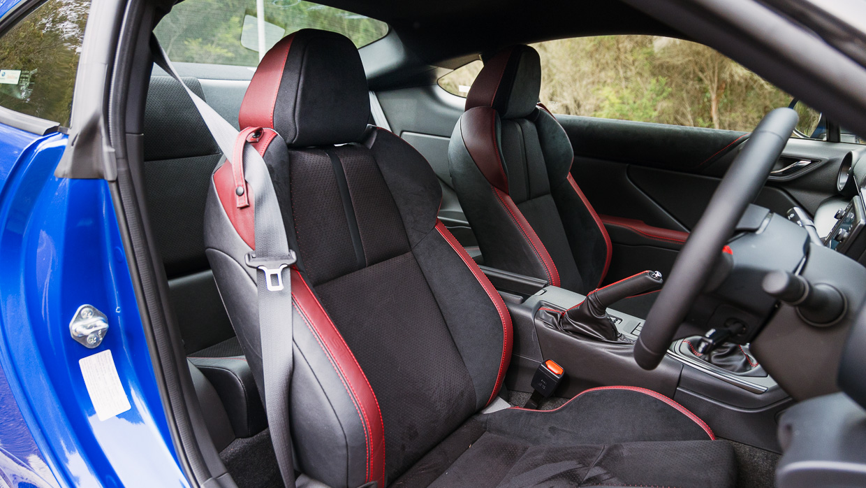 Subaru BRZ tS 2024 interior front seats