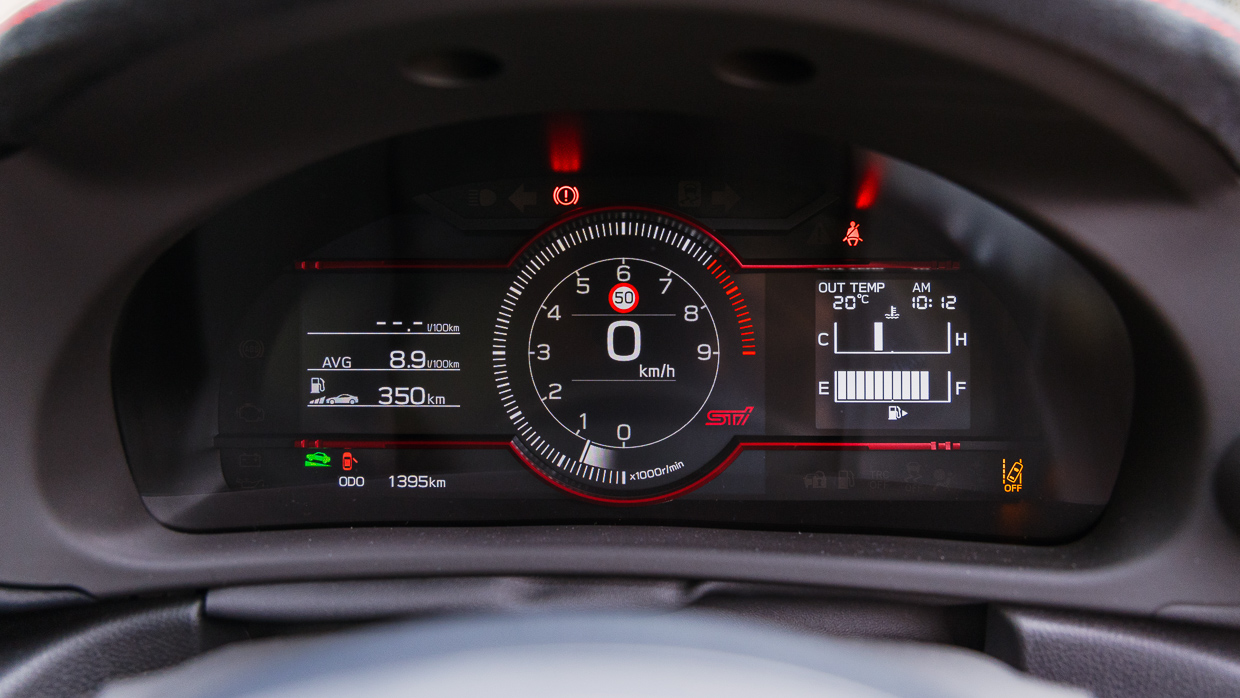 Subaru BRZ tS 2024 interior digital gauges