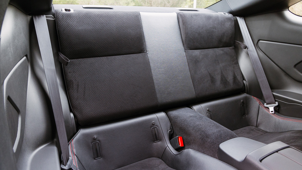 Subaru BRZ tS 2024 interior back seat