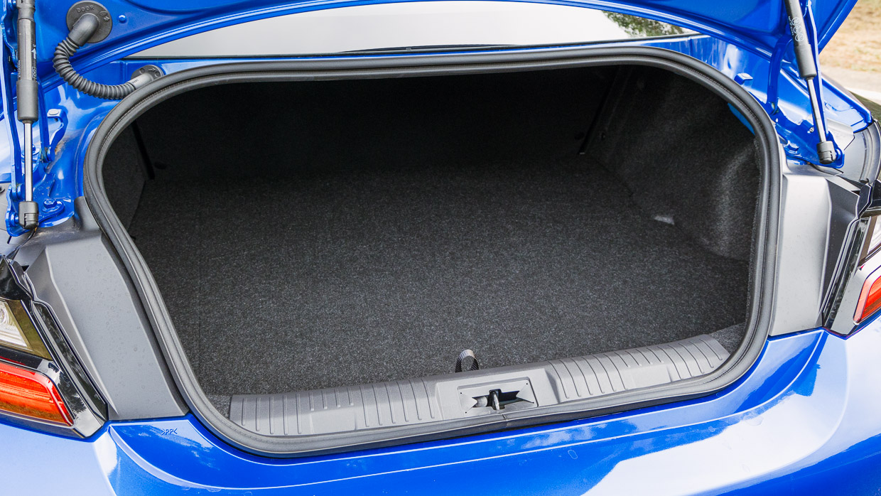 Subaru BRZ tS 2024 interior boot