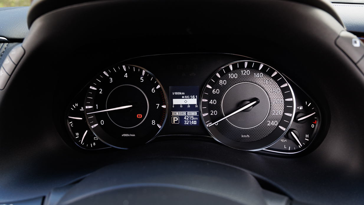 2024 Nissan Patrol Ti-L interior driver cluster