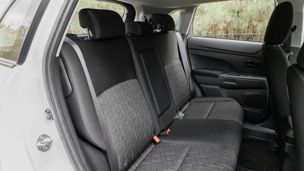 2024 Mitsubishi ASX Street Pack back seats wide shot