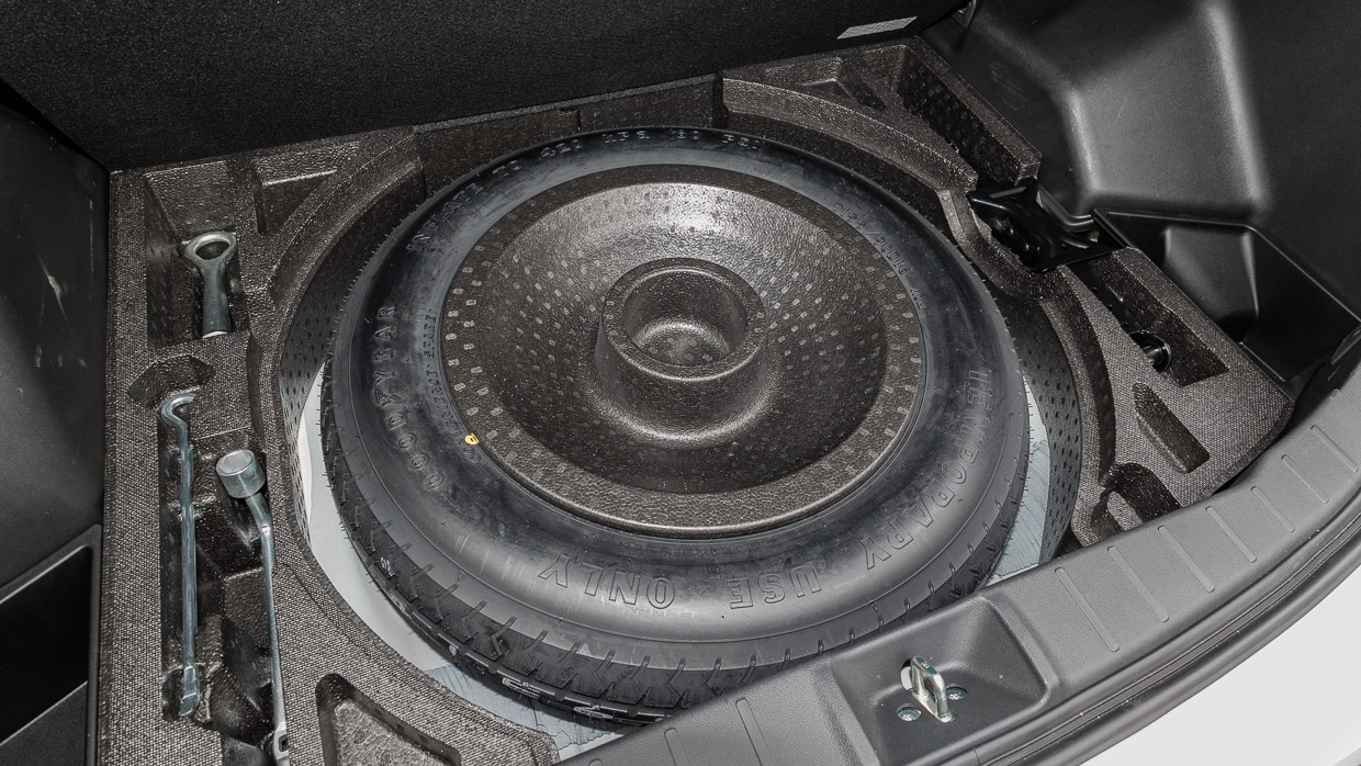 2024 Mitsubishi ASX Street Pack spare wheel shot