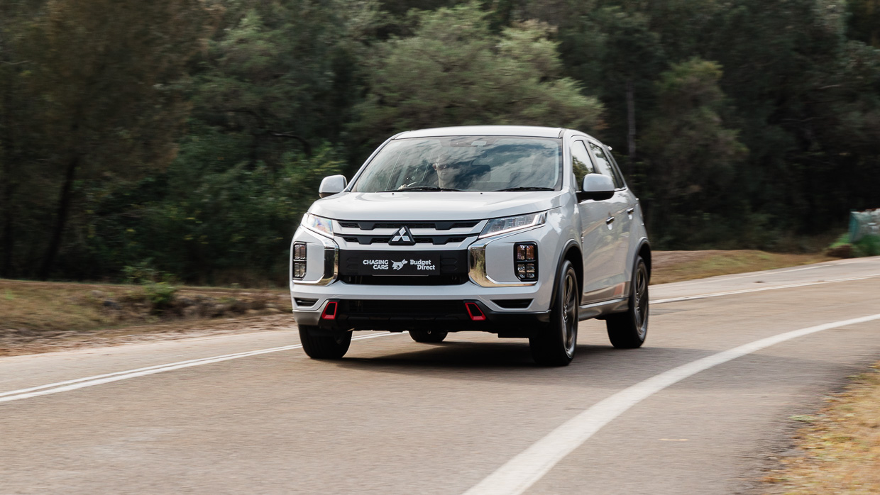 2024 Mitsubishi ASX Street Pack front angle driving shot 5