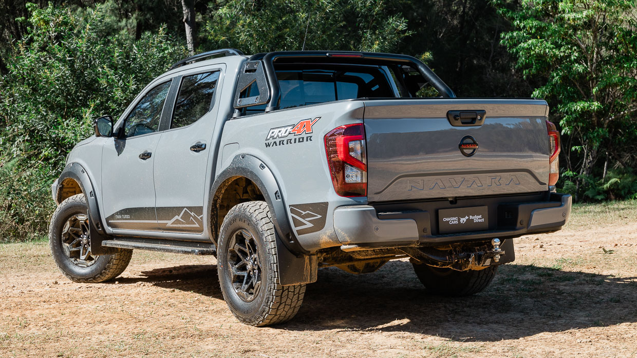 2024 Nissan Navara Pro-4X Warrior rear 3/4 angle static