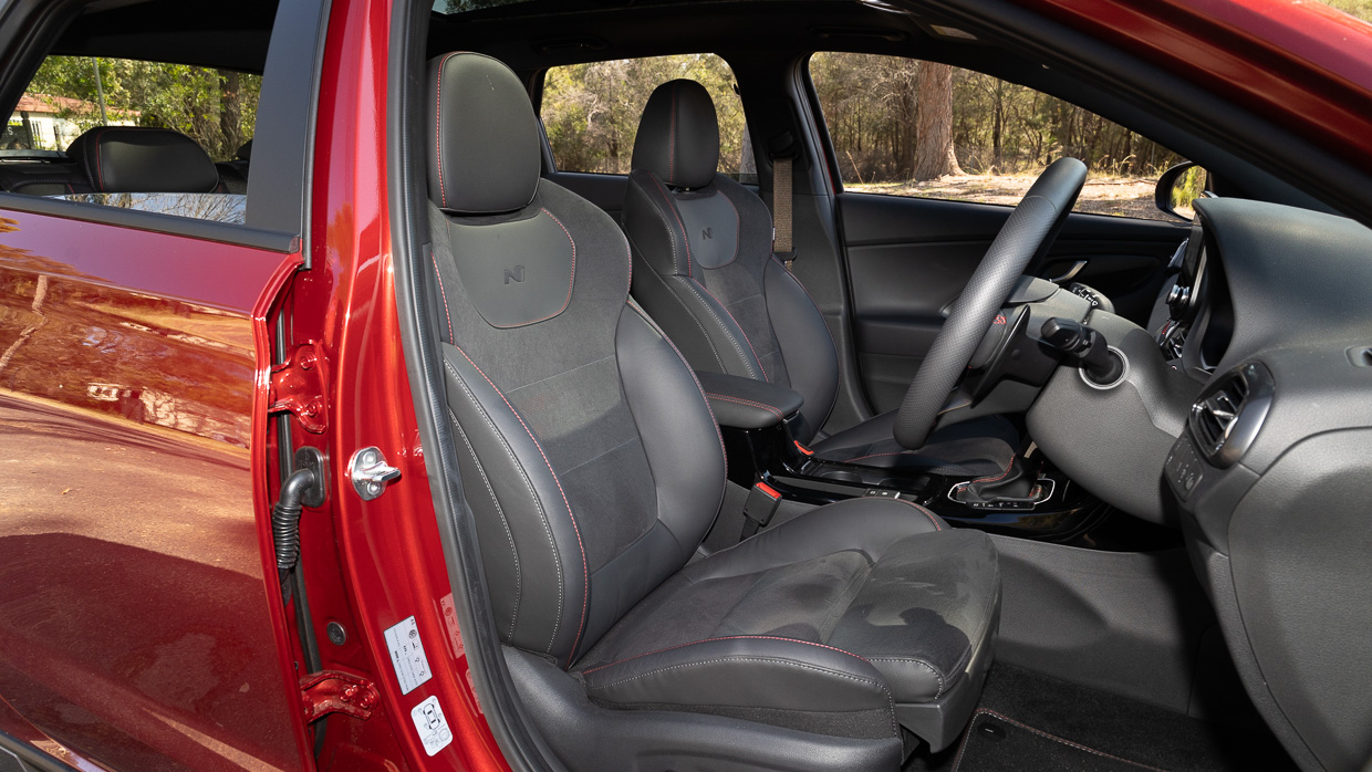 2024 Hyundai i30 N Line interior front seats wide