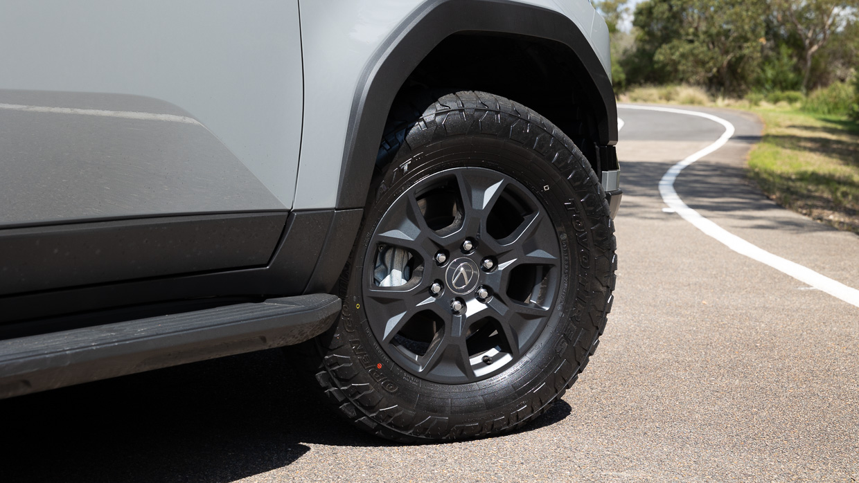 2024 Lexus GX550 Overtrail front wheel design detail