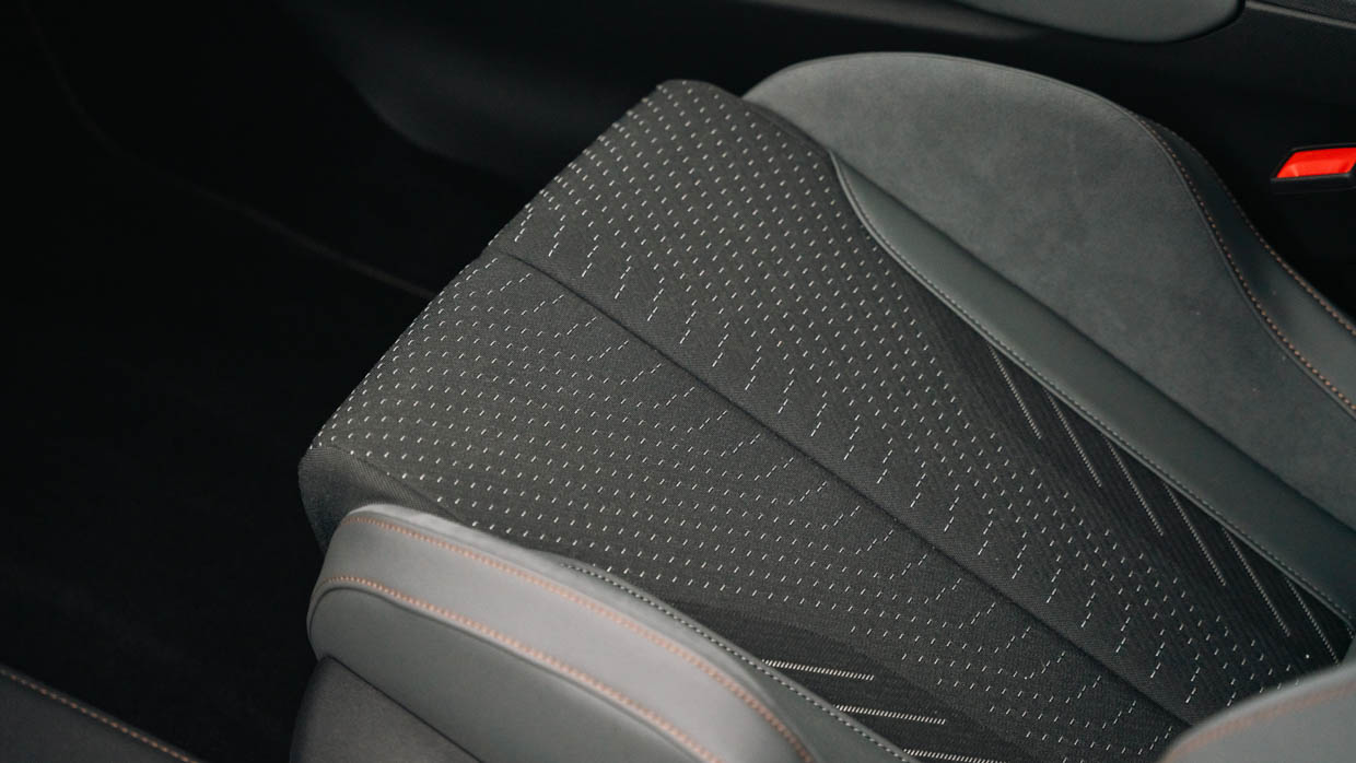 2024 Cupra Born VZ interior seat materials