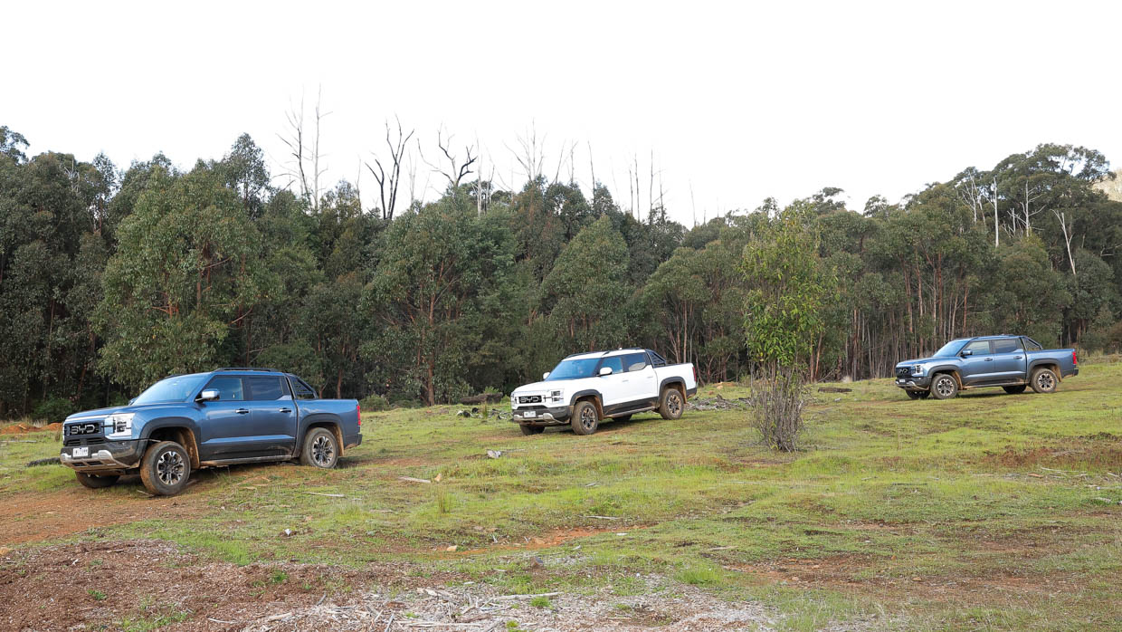 2025 BYD Shark 6 trio utes wide