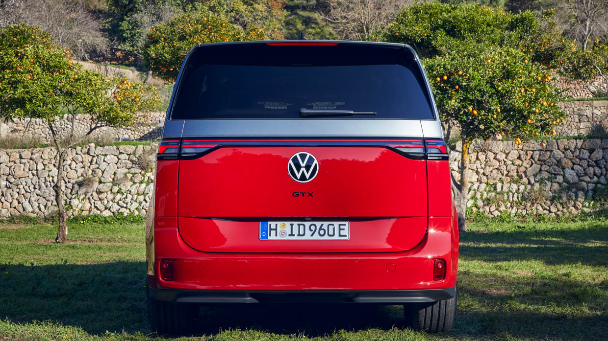 2025 Volkswagen ID Buzz GTX rear angle static