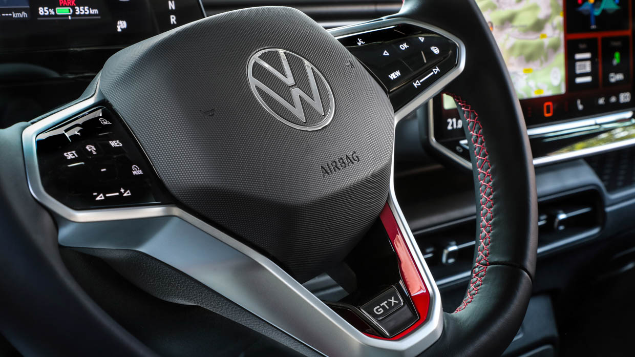 2025 Volkswagen ID Buzz GTX interior steering wheel detail