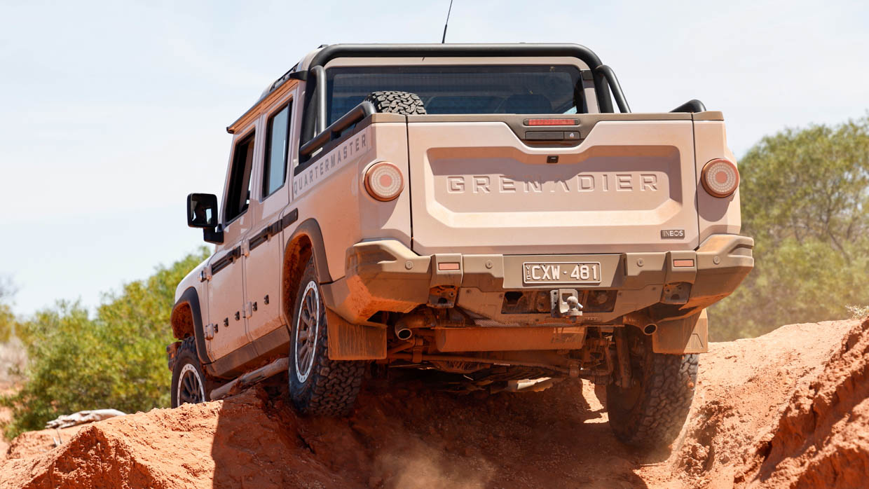 Ineos Grenadier Quartermaster 2025 rear sand 2