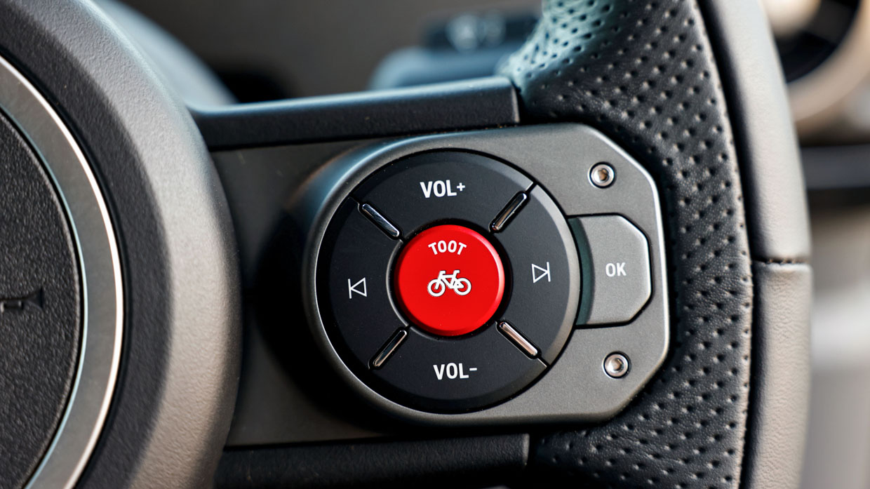 Ineos Grenadier Quartermaster 2025 interior button