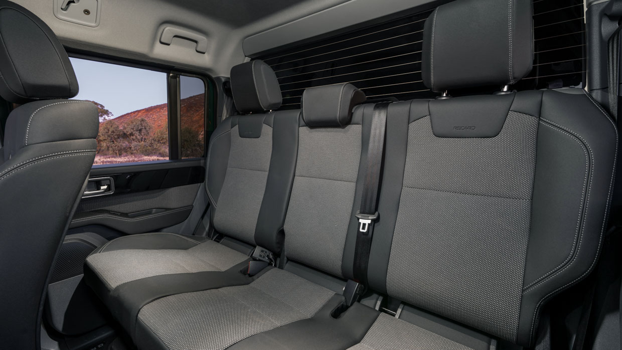 Ineos Grenadier Quartermaster 2025 interior back seat