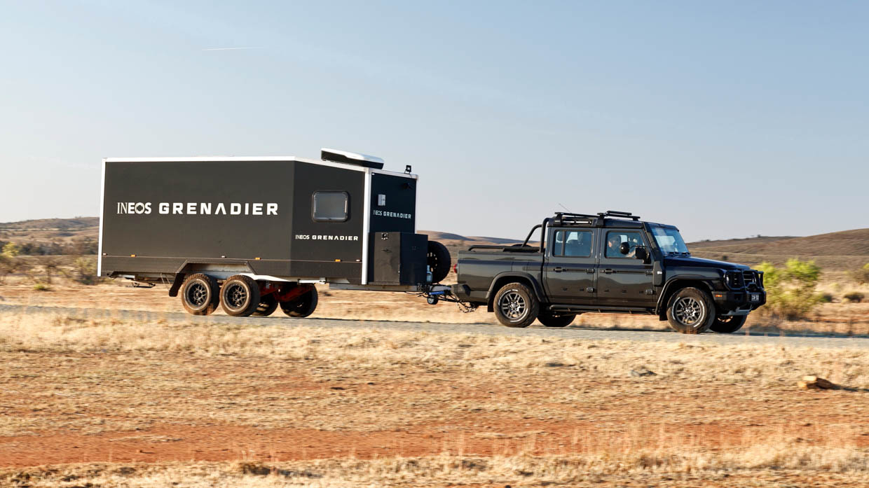 Ineos Grenadier Quartermaster 2025 towing
