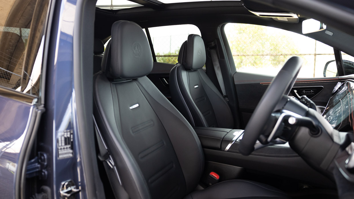 Mercedes-AMG EQE 53 SUV 2025 interior front seats