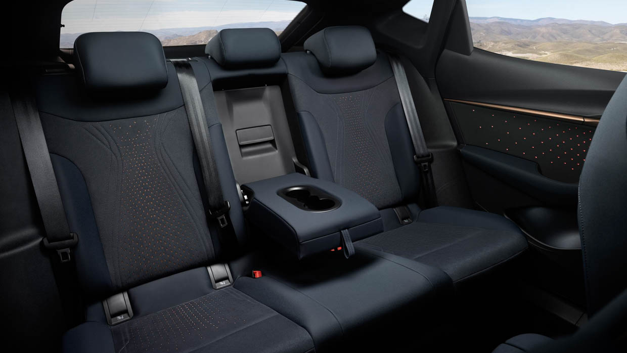 2025 Cupra Tavascan interior rear seats